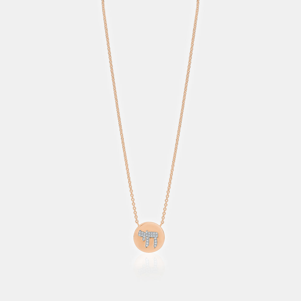 Round Diamond Hai Necklace