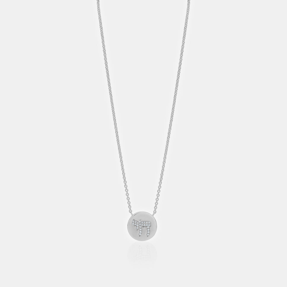 Round Diamond Hai Necklace