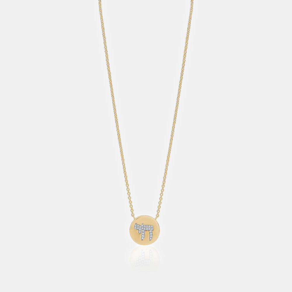 Round Diamond Hai Necklace