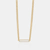 Collier à chaîne cubaine en nacre de perle