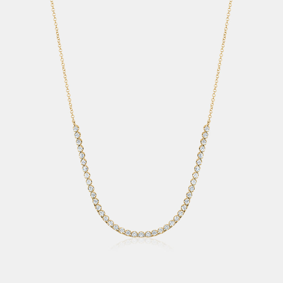 Collier de tennis à diamants Cupcake partiel