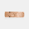 10K Flat Greek Symbol Milgrain Edge Wedding Band