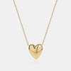 Collier à bulles en forme de coeur