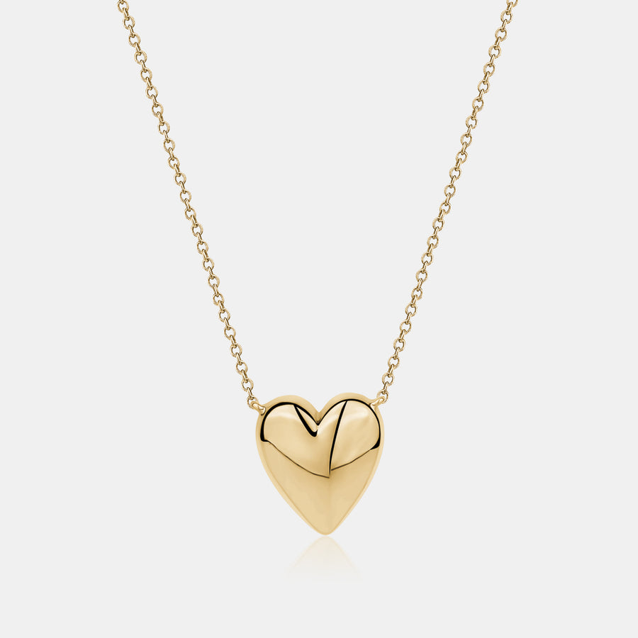 Collier à bulles en forme de coeur