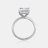 Bague à diamant de laboratoire émeraude de 5,03ct