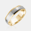Alliance 14K bicolore hautement polie