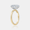 2.52ct Emerald Cut Lab Engagement Ring