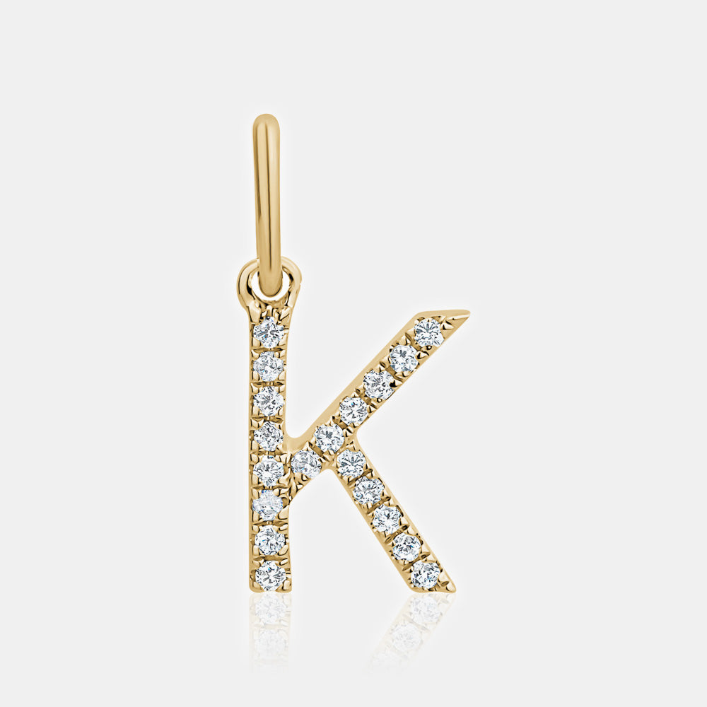 Diamond Initial Charm