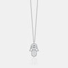 Collier Hamsa en diamant