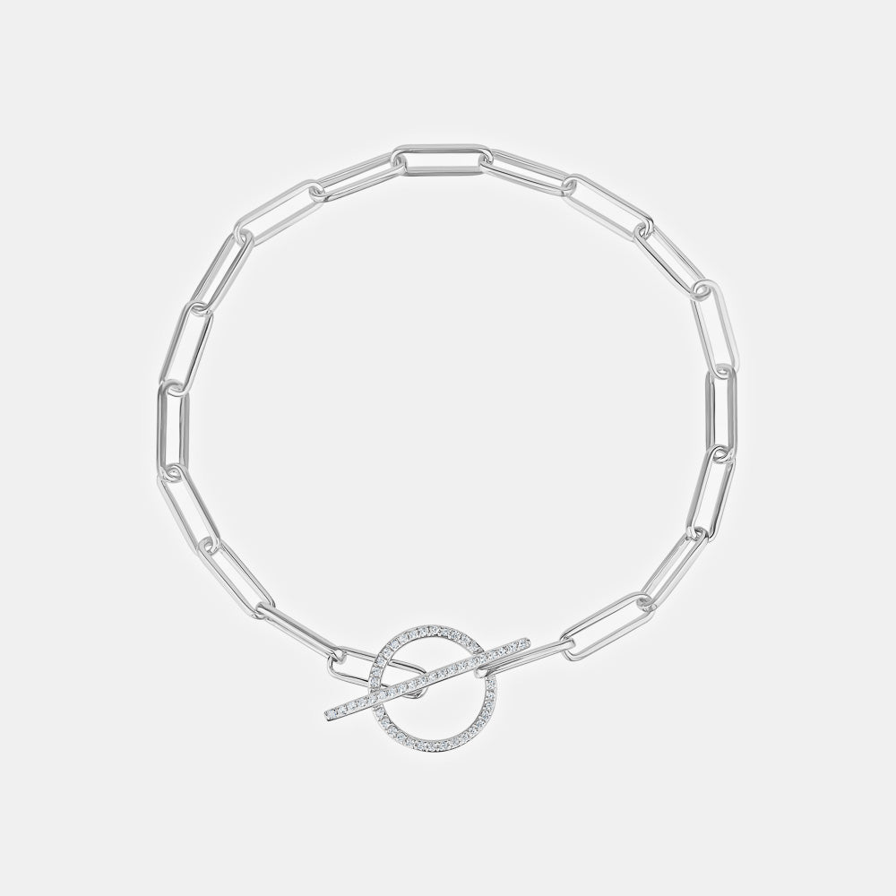 Diamond Toggle Bracelet
