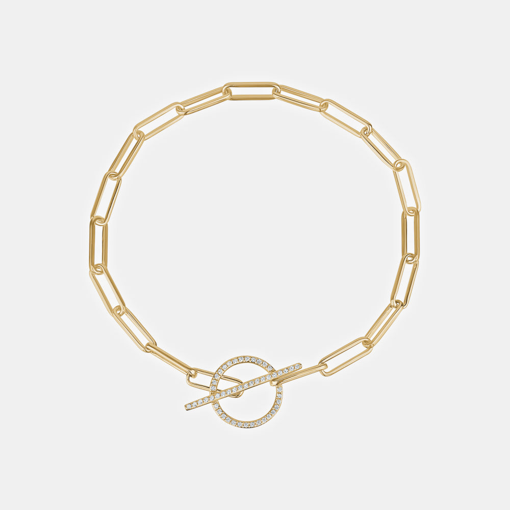 Diamond Toggle Bracelet