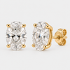 Lab Grown Oval Diamond Studs