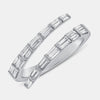 Bague baguette en diamant