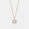 Pendentif étoile de David en diamant