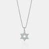 Pendentif étoile de David en diamant