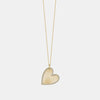 Collier Coeur Miroir en Diamant