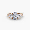 Three-Stone with Pavé Band