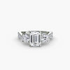 Three-Stone with Pavé Band 2