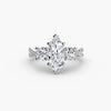 Three-Stone with Pavé Band 2