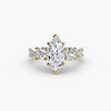 Three-Stone with Pavé Band 2