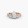 Three-Stone with Pavé Band 2