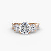 Three-Stone with Pavé Band 2