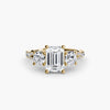 Three-Stone with Pavé Band 3