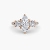 Three-Stone with Pavé Band 3