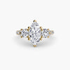 Three-Stone with Pavé Band 3