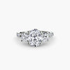 Three-Stone with Pavé Band 3