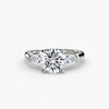 Three-Stone Ring (Baguette Side Stones)