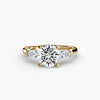 Three-Stone Ring (Baguette Side Stones)