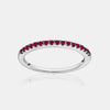 Stackable Pavé Ruby Ring
