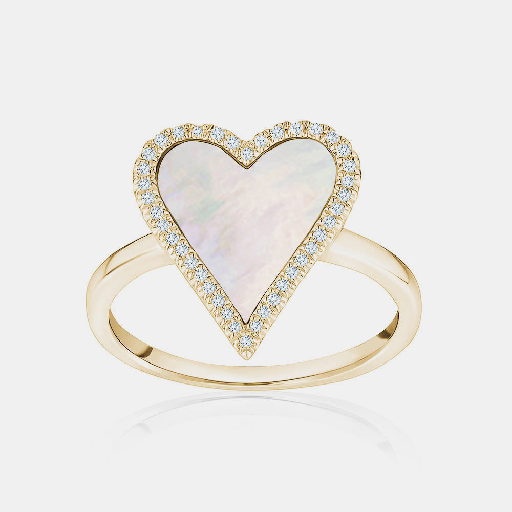 Bague de Coeur Nacre