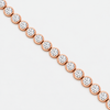 The Lab Grown Bezel Diamond Tennis Bracelet