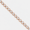 The Lab Grown Bezel Diamond Tennis Bracelet