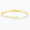 Bracelet demi-baguette demi-cercle