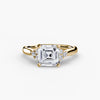 Solitaire with Cluster Shoulders 2