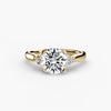 Solitaire with Cluster Shoulders 2