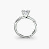 The Emerald Twist Pavé Ring