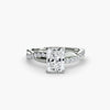 The Emerald Twist Pavé Ring