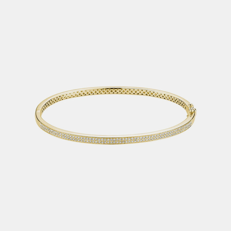 Bracelet en diamant micropavé