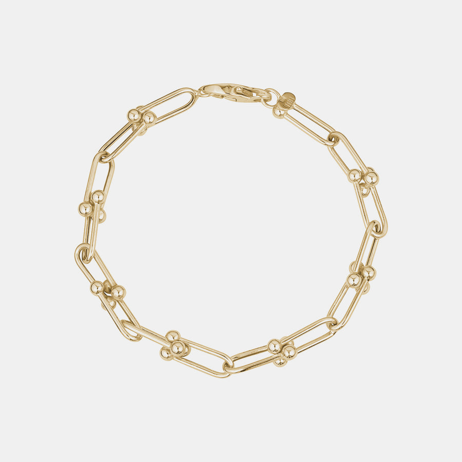 Bracelet à maillons en or