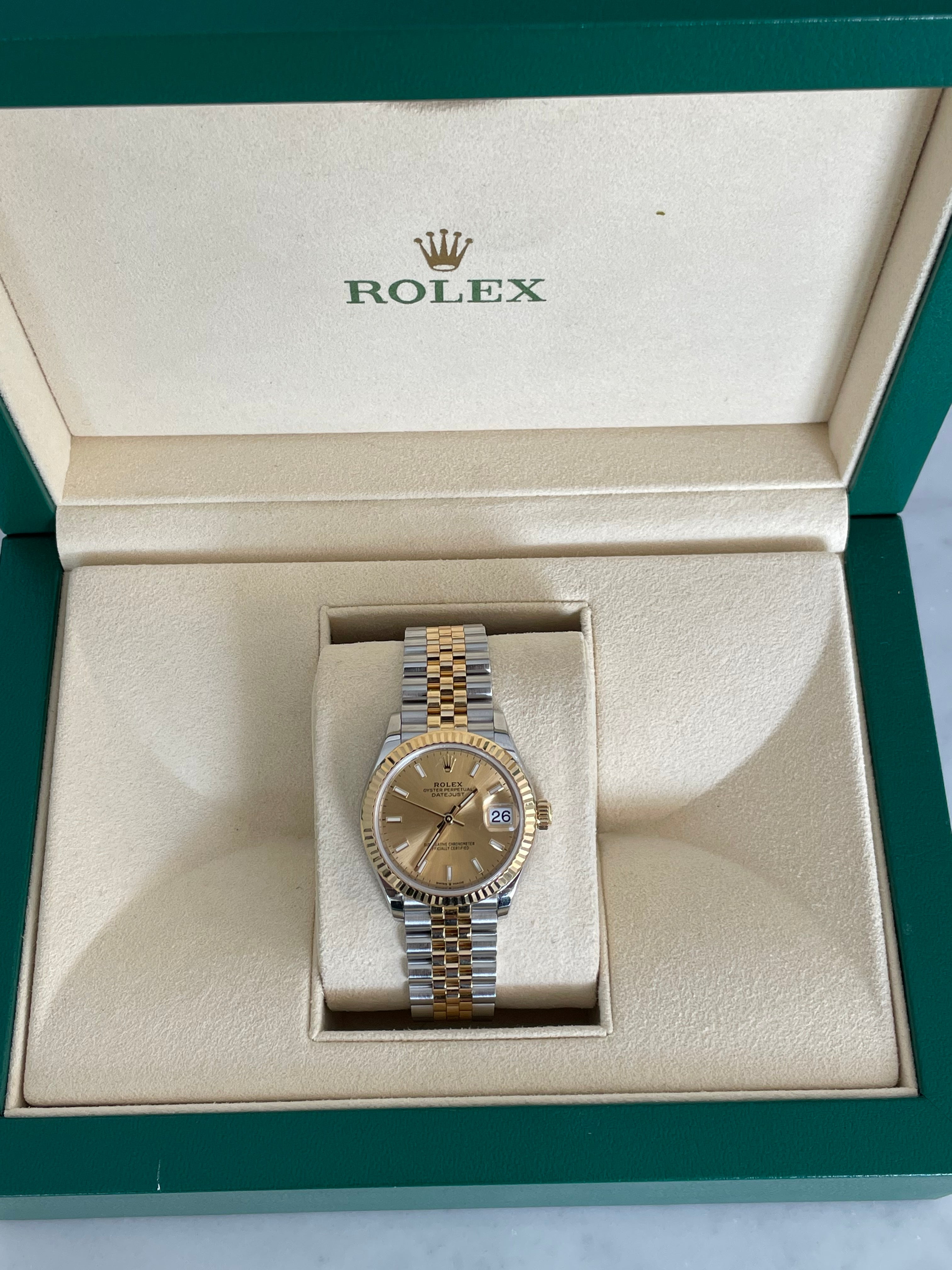 Rolex Datejust Two tone Jubilee Bracelet 278273