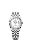 Rolex Datejust Stainless White Roman Dial Jubilee Bracelet 36mm 126234/2020
