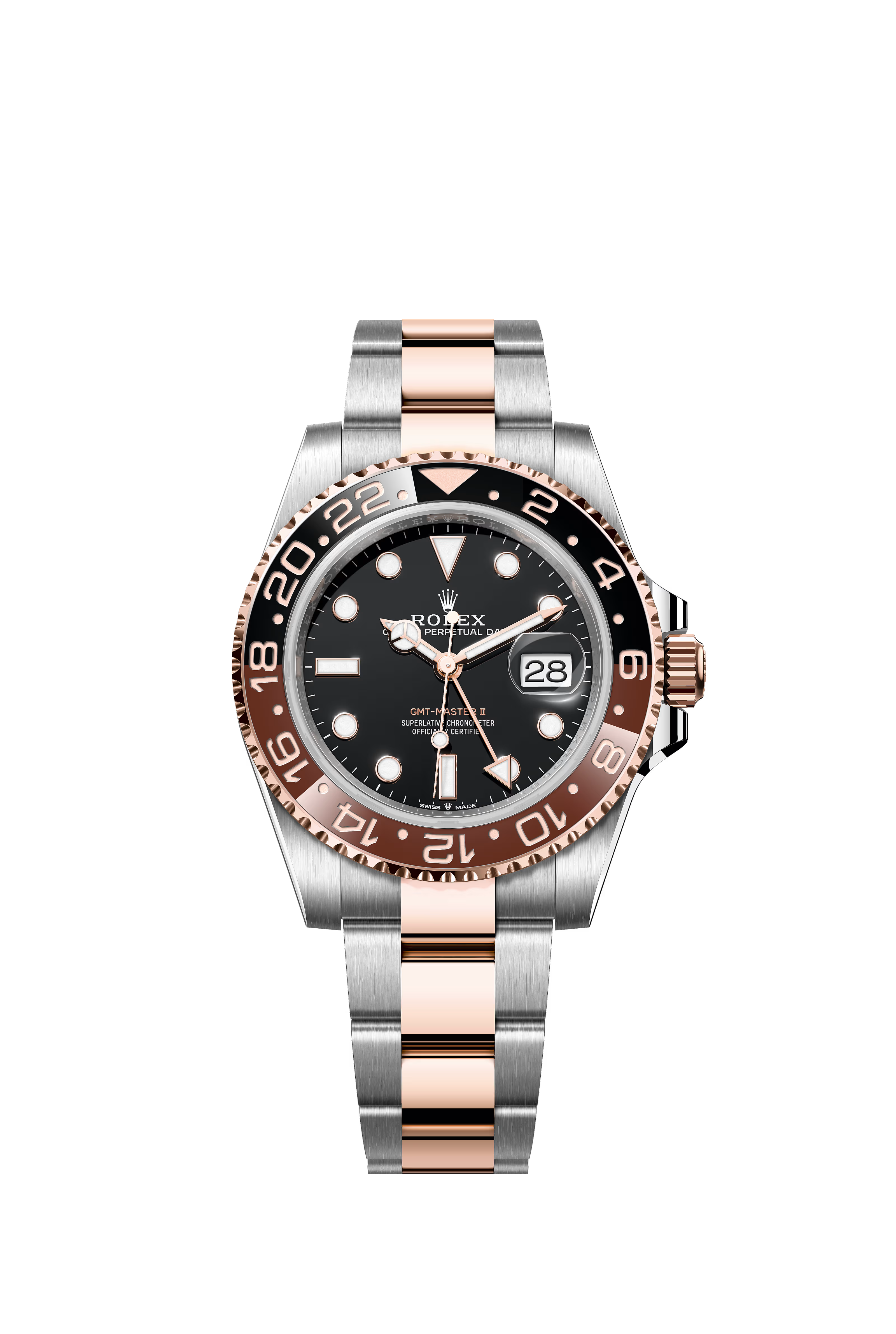 Rolex GMT Master II Two Tone Everose Gold Oyster Bracelet 40MM 126711CHNR/2025