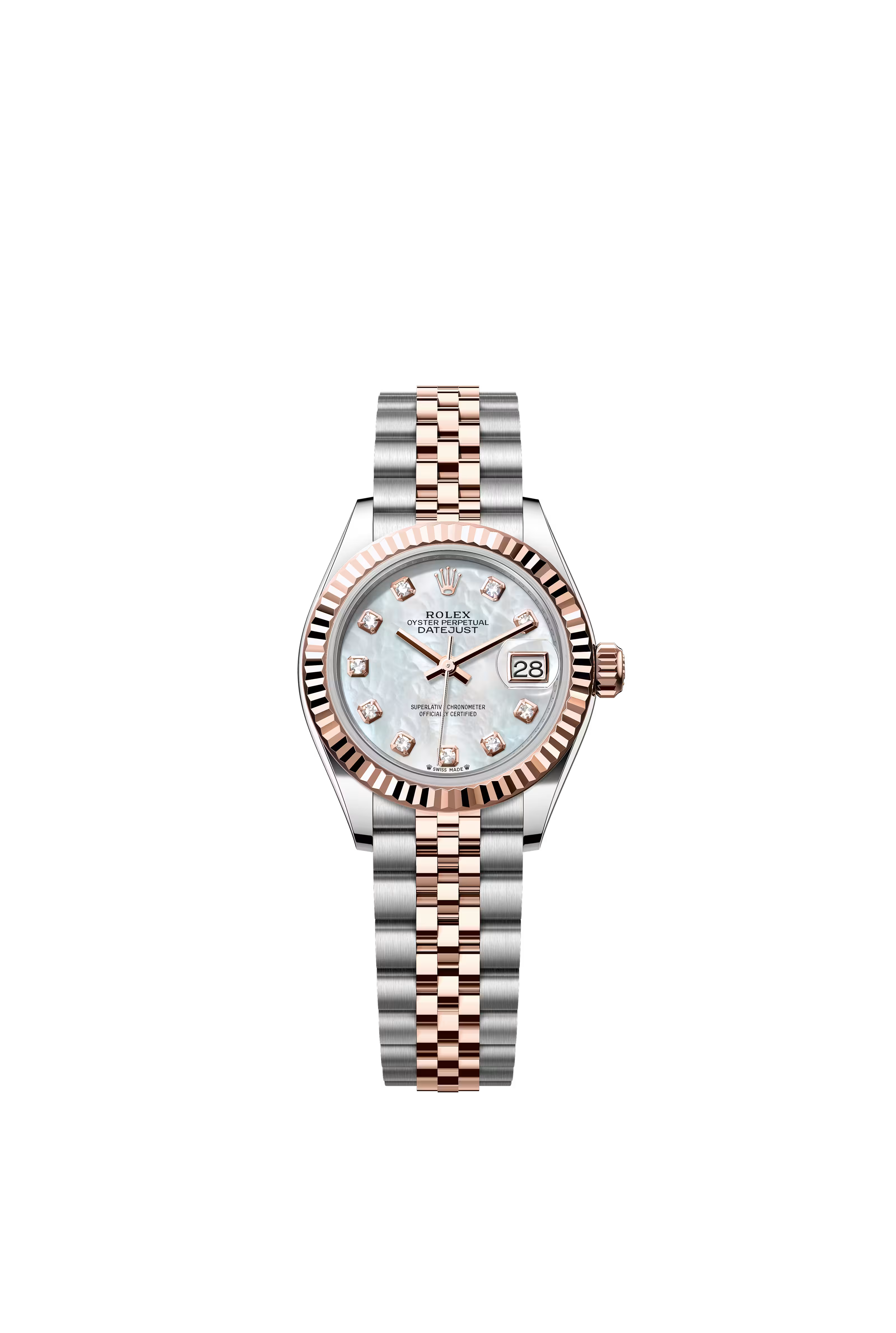 Rolex Lady Datejust Oystersteel and Everose MOP and Diamond 279171/2022