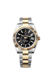 Rolex Sky-dweller Two Tone Yellow gold 42mm with bright black dial on Oyster 336933/2023