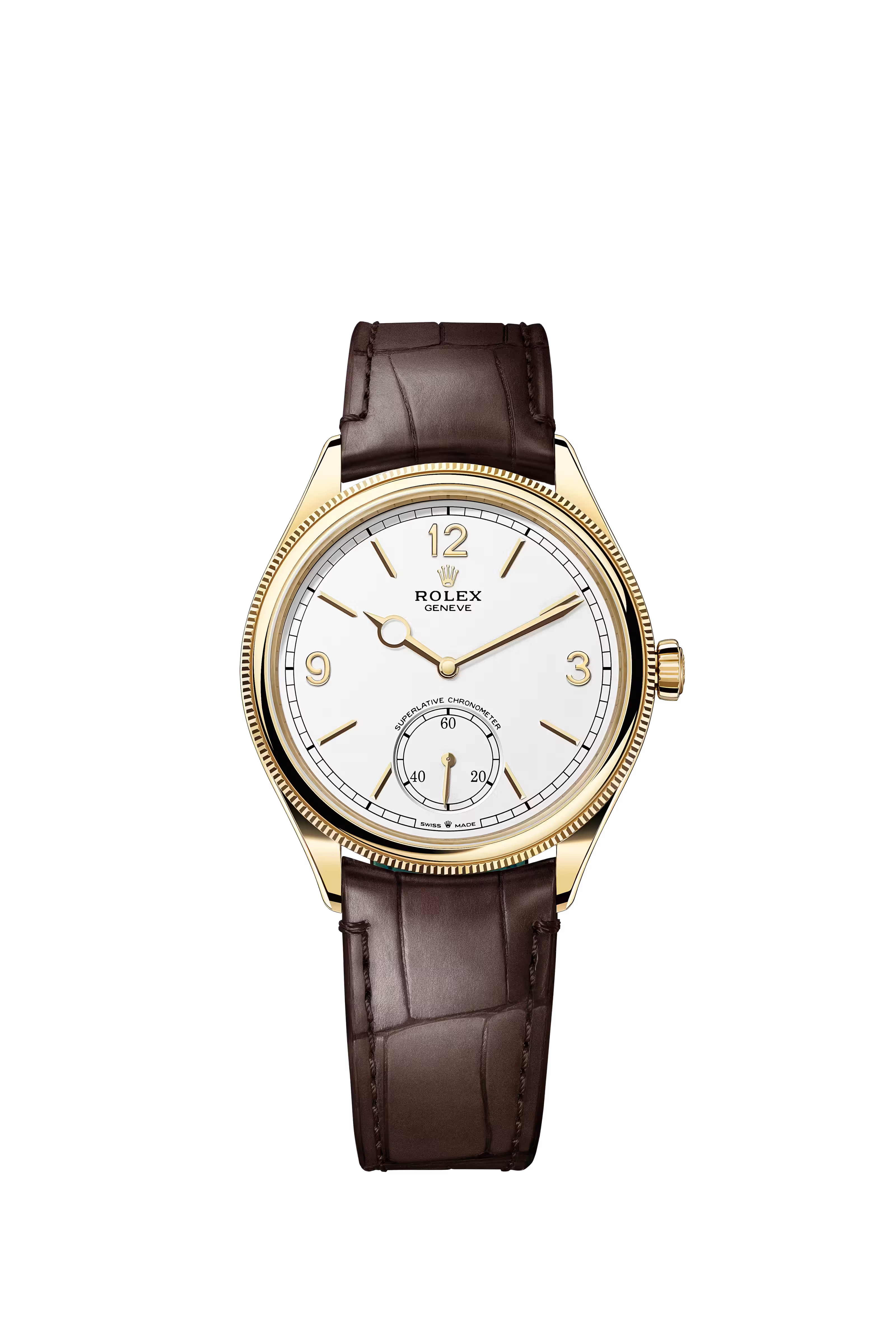 Rolex 1908 Geneve with Brown Strap 52508/2025