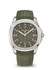 Patek Auqanaut White gold and Green Dial and Strap 42 mm 2021/5168G-010